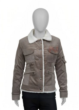 The Mother Jennifer Lopez (The Mother) Shearling Jacket